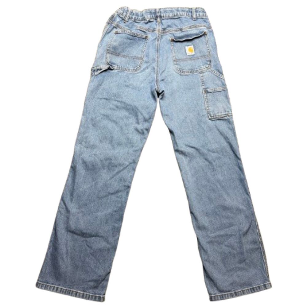 Carhartt Boys Carpenter Adjustable Waist Denim Jeans Size 16 -Model#: BD8383-B